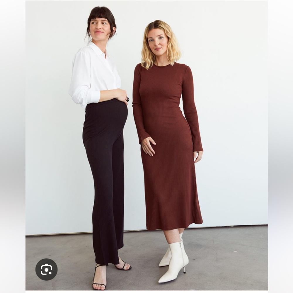 Storq Maternity City Wide Leg Pant